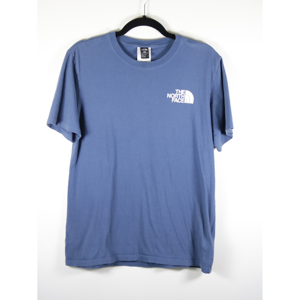 The North Face Mens Circular Design Graphic T-Shirt Blue Small NF0A8124